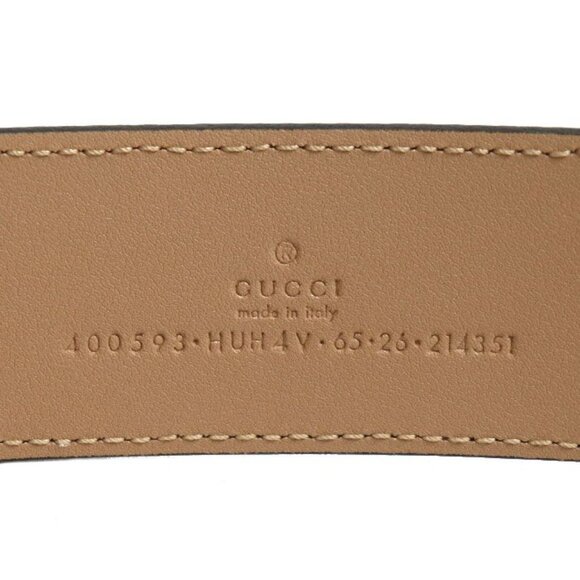 Gucci GG Marmont Supreme Canvas Belt Beige 60/70 cm main image 6